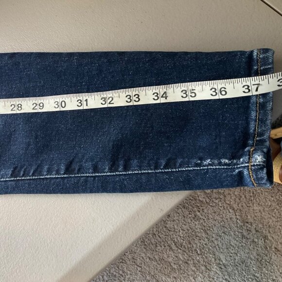 Agolde Womens Sz 28 Sophie Denim jeans High-Rise Skinny Dark Wash*Read - Picture 13 of 14